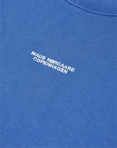 Mads Nørgaard - Compact Cotton Atli Sweatshirt - Bright Cobalt 